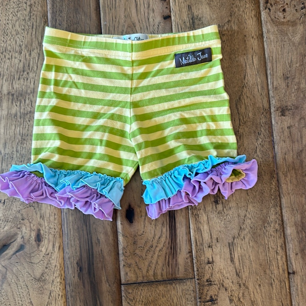 Matilda Jane Stripe Ruffle Short